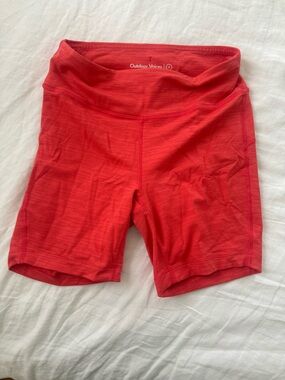 Outdoor Voices Red Athletic Shorts